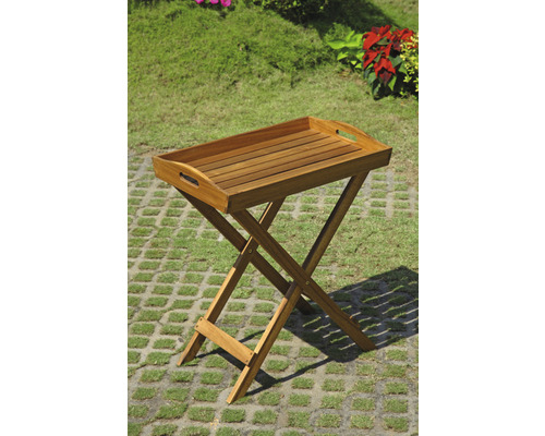 Opklapbare houten serveertafel voor buiten