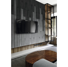 MOLLIS Wandkussen Kingston donkergrijs 60x15 cm