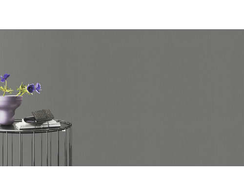 Grijze structuur behang in de woonkamer