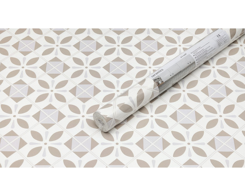 Rol zelfklevende meubelfolie met keramiekpatroon