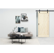 BARNDOOR set op maat vintage onbeh. z-brace + basic rail-thumb-0