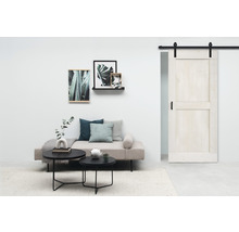 BARNDOOR set op maat vintage wit mid-bar + basic rail-thumb-0