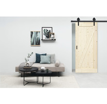 BARNDOOR set op maat vintage onbeh. z-brace + spaak rail-thumb-0