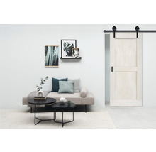 BARNDOOR set op maat vintage wit mid-bar + spaak rail-thumb-0