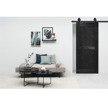 BARNDOOR set op maat vintage zwart mid-bar + spaak rail-thumb-0