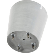 Kunststof plantenbak met wielen