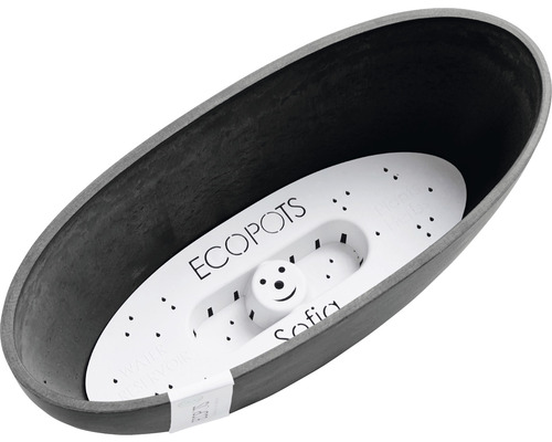 Ovale plantenbak met watergeefinzet