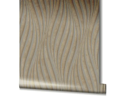 Rol behang met golfpatroon