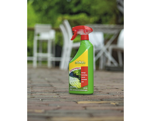 ECOstyle terrasreiniger 750 ml fles voor het reinigen van paden, terrassen en schuttingen