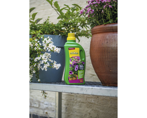 ECOstyle vloeibare meststof voor potplanten, 1 liter fles