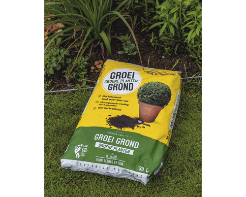 Zak potgrond voor groene planten, 30 liter, voor terras en tuin
