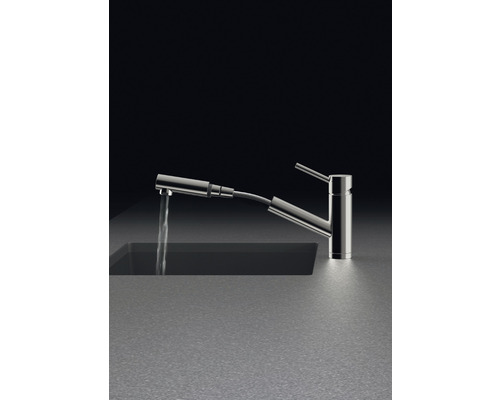 Keukenkraan met uittrekbare sproeier