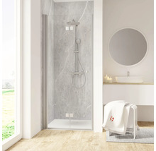 SCHULTE Douchedeur in nis ExpressPlus Garant 2.0 aluminium 90 cm helder glas
