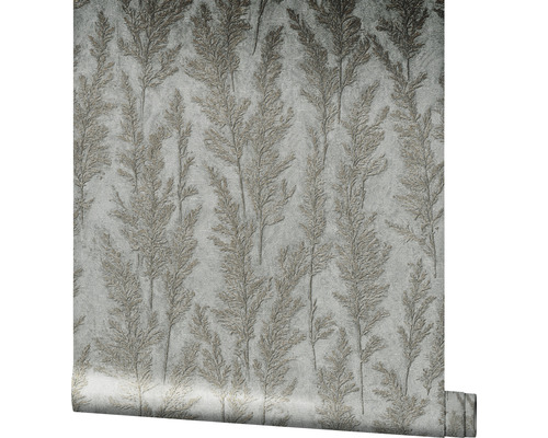 Rol behang met plantenmotief