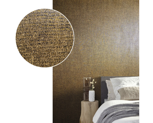 Textielbehang in de slaapkamer met vergrote detailweergave