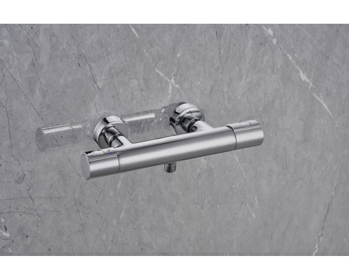 Opbouw douchearmatuur van metaal