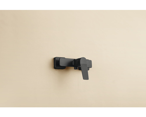 Zwarte mengkraan voor wandmontage