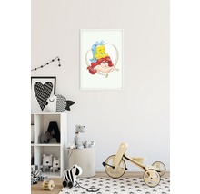 Ingelijste kinderkamerfoto met Ariël en Botje in een kinderkamer