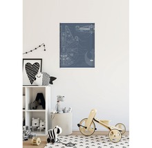 KOMAR Poster Star Wars Blueprint Falcon 30x40 cm