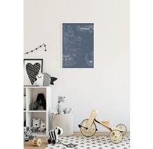 KOMAR Poster Star Wars Blueprint Falcon 40x50 cm
