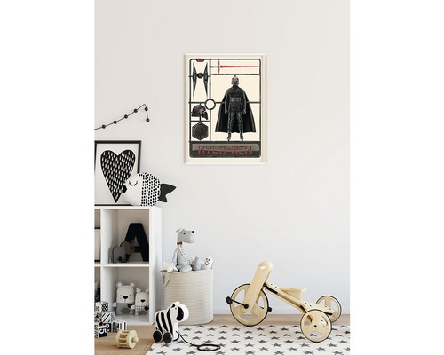 Kinderkamer met Kylo Ren wanddecoratie en speelgoed