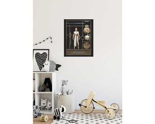 Poster met Star Wars-motief in de kinderkamer