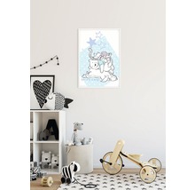 Illustratie met Winnie de Poeh en zijn vrienden in de kinderkamer