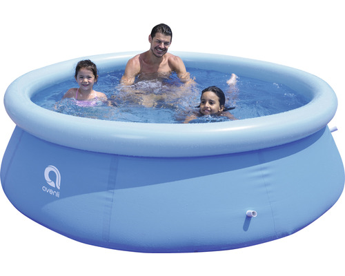 Opzetzwembad opblaasbaar PVC rond blauw Ø 240x63 cm, excl. toebehoren