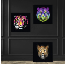 Decoratieve muurkunst met tijger- en luipaardmotieven voor interieurdecoratie