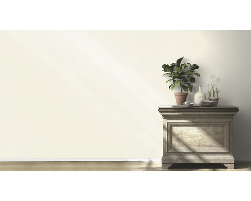 Lichte kamer met dressoir, potplanten en decoratie