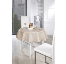 Tafelkleed Oslo rond beige ø 140 cm