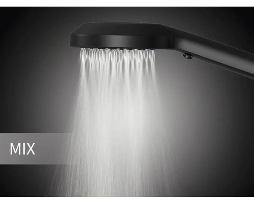 Douchekop met waterstraal