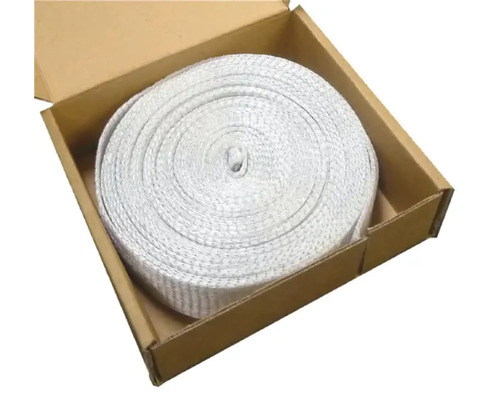 Rol textielband in kartonnen doos