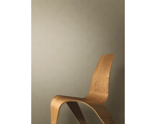 Houten stoel met gebogen ontwerp