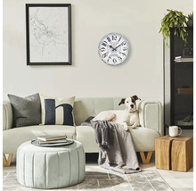 NEXTIME Wandklok Henry wit ø 50 cm