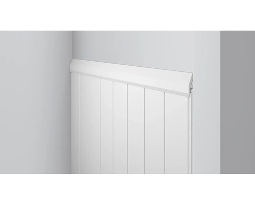 Wandpanelen met wandafwerkingsprofiel in een interieur