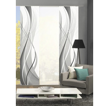 Decoratief schuifelement met abstract design in de woonkamer