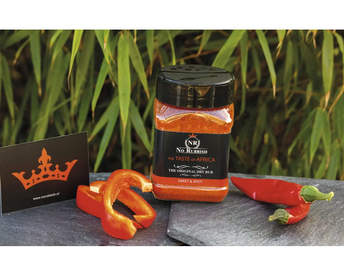 Kruiden van No Rubbish, The Taste of Africa, met paprika en chilipeper