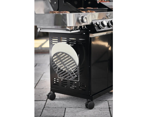 Gasbarbecue met zijkast en accessoirehouder