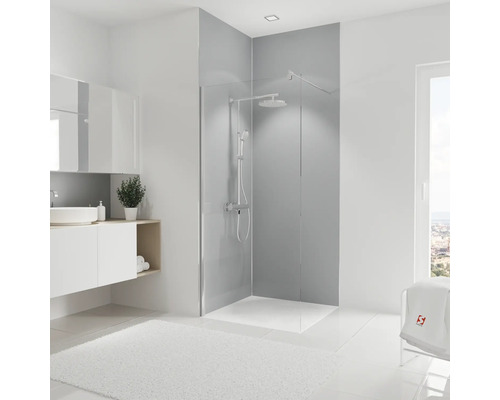 SCHULTE Douche achterwandset ExpressPlus DecoDesign 255x90 cm grijs