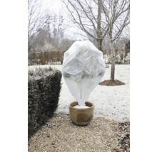 NATURE Winterafdekhoes wit met koord 48x48x75 cm 3 st.