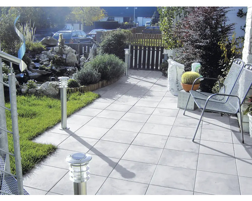 DIEPHAUS Terrastegel iStone Basic met facet grijszwart, 40 x 40 x 4 cm