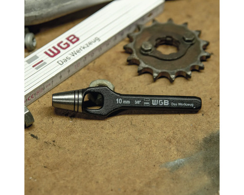 Gatenpons 10 mm met WGB Logo