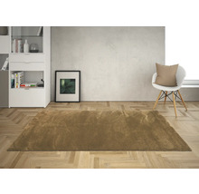 Woonkamer met vloerkleed, plank en stoel