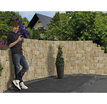 LUSIT Muursteen beige 30 x 12,5 x 12,5 cm