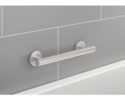 Roestvrijstalen handgreep in de badkamer