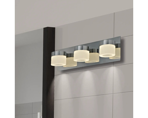 FLAIR LED Wandlamp Kynosura 3-lichts chroom