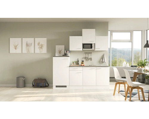 FLEX WELL Keukenblok Lucca wit 210x60 cm kopen! | HORNBACH