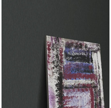 Abstract schilderij op canvas met meerdere kleurvlakken