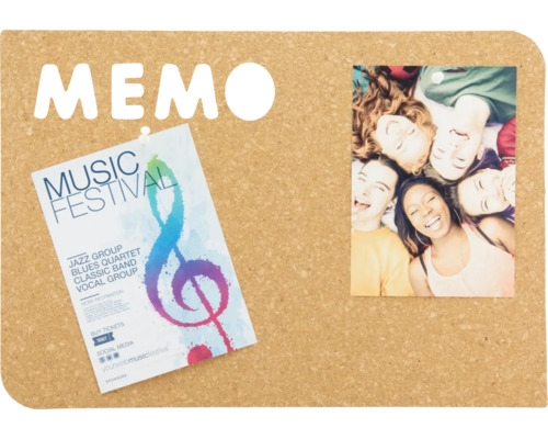 Memo Board met notities en foto